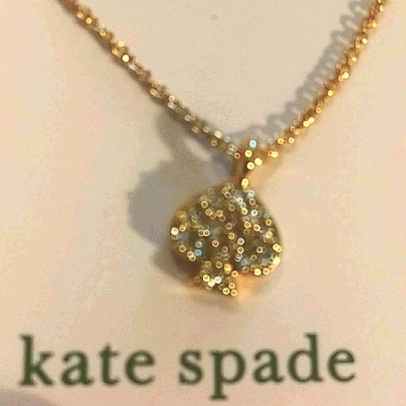 Signature Kate Spade Crystal Pendant & Earring Set NWT - Picture 4 of 7